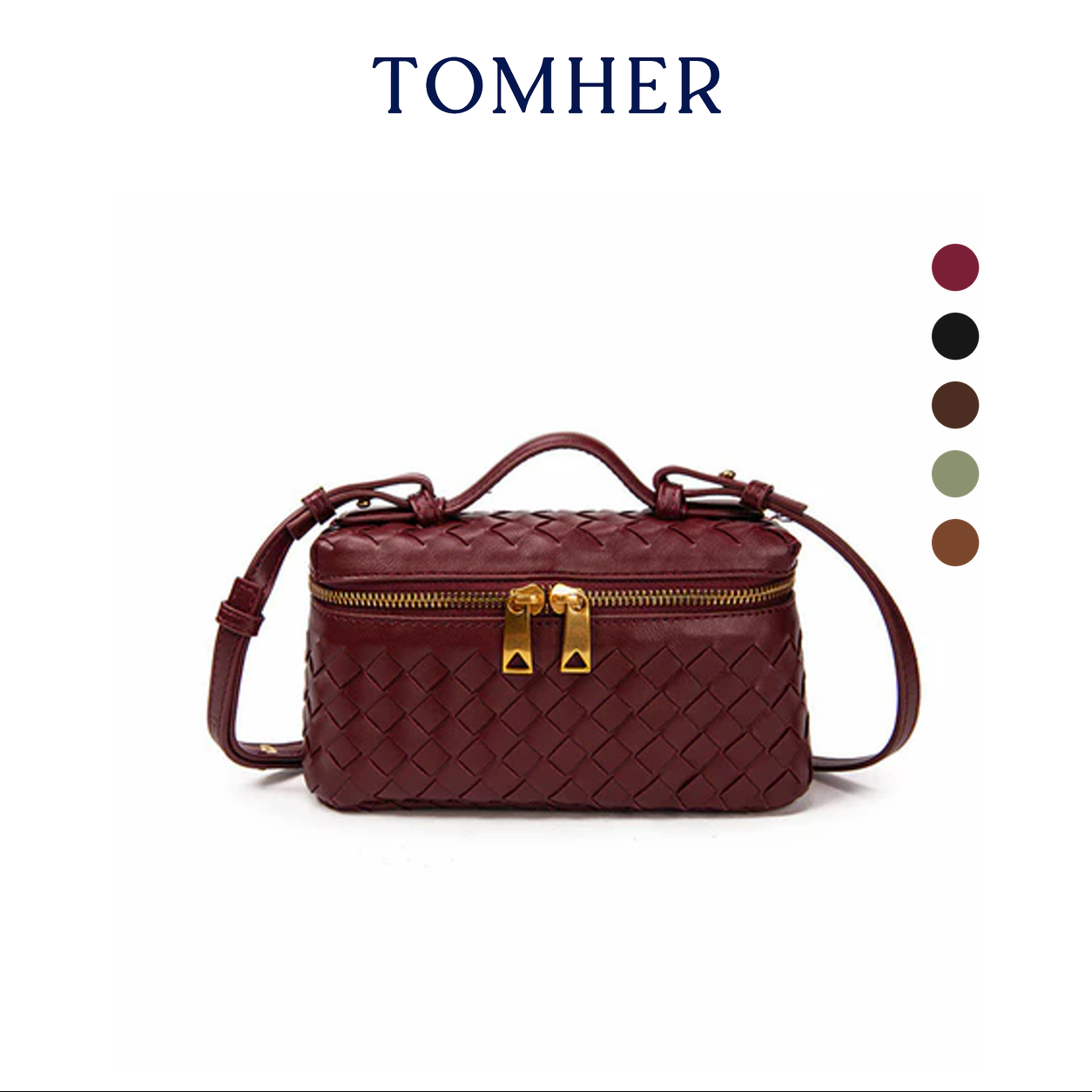 Loura Vanity Woven Bag Tas Wanita Selempang