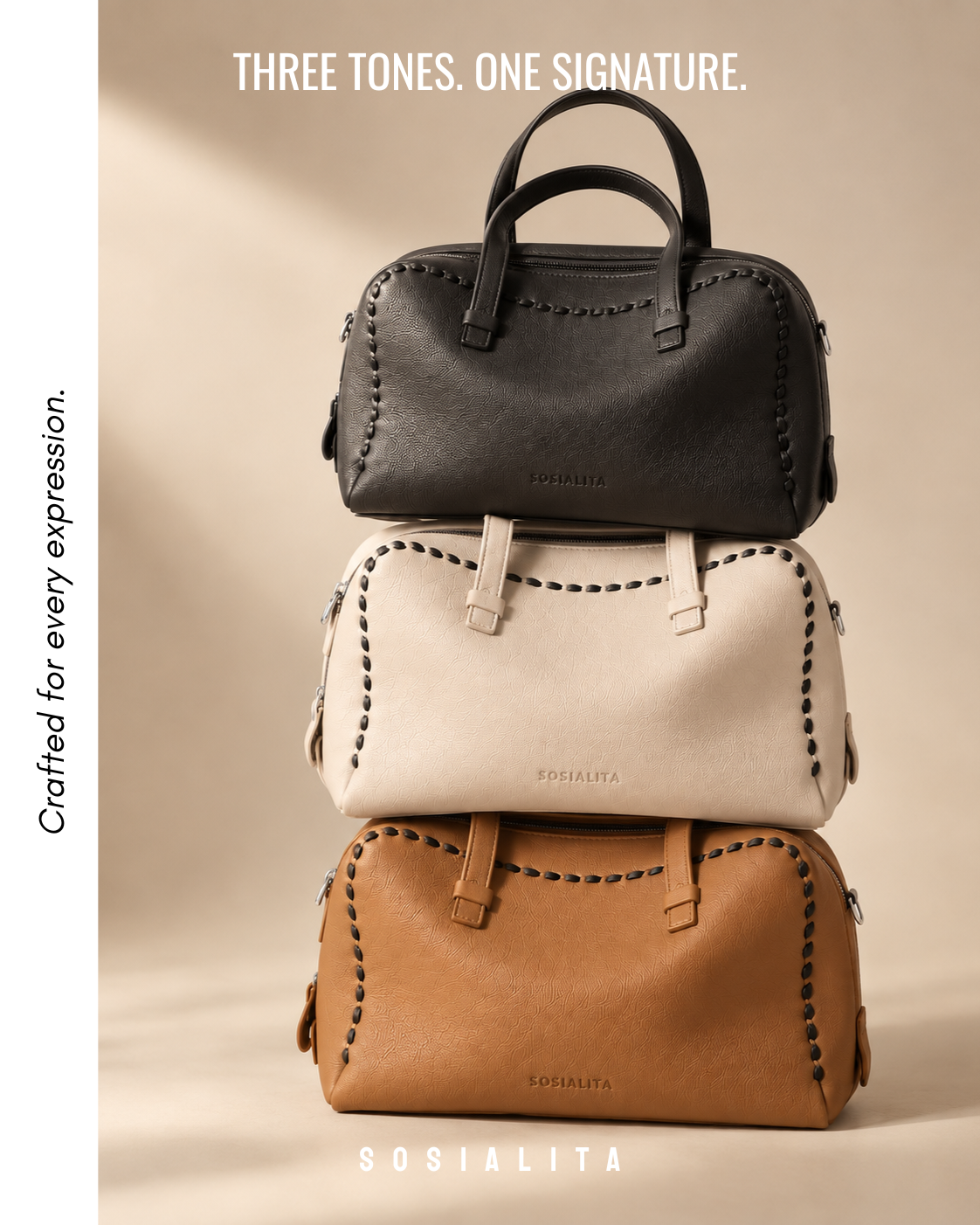 Sosialita Diora Genuine Leather Bag Tas Kulit Asli Tas Wanita Tas Handbag Tas Shoulder Bag Tas Sling Bag — gambar pendukung 2