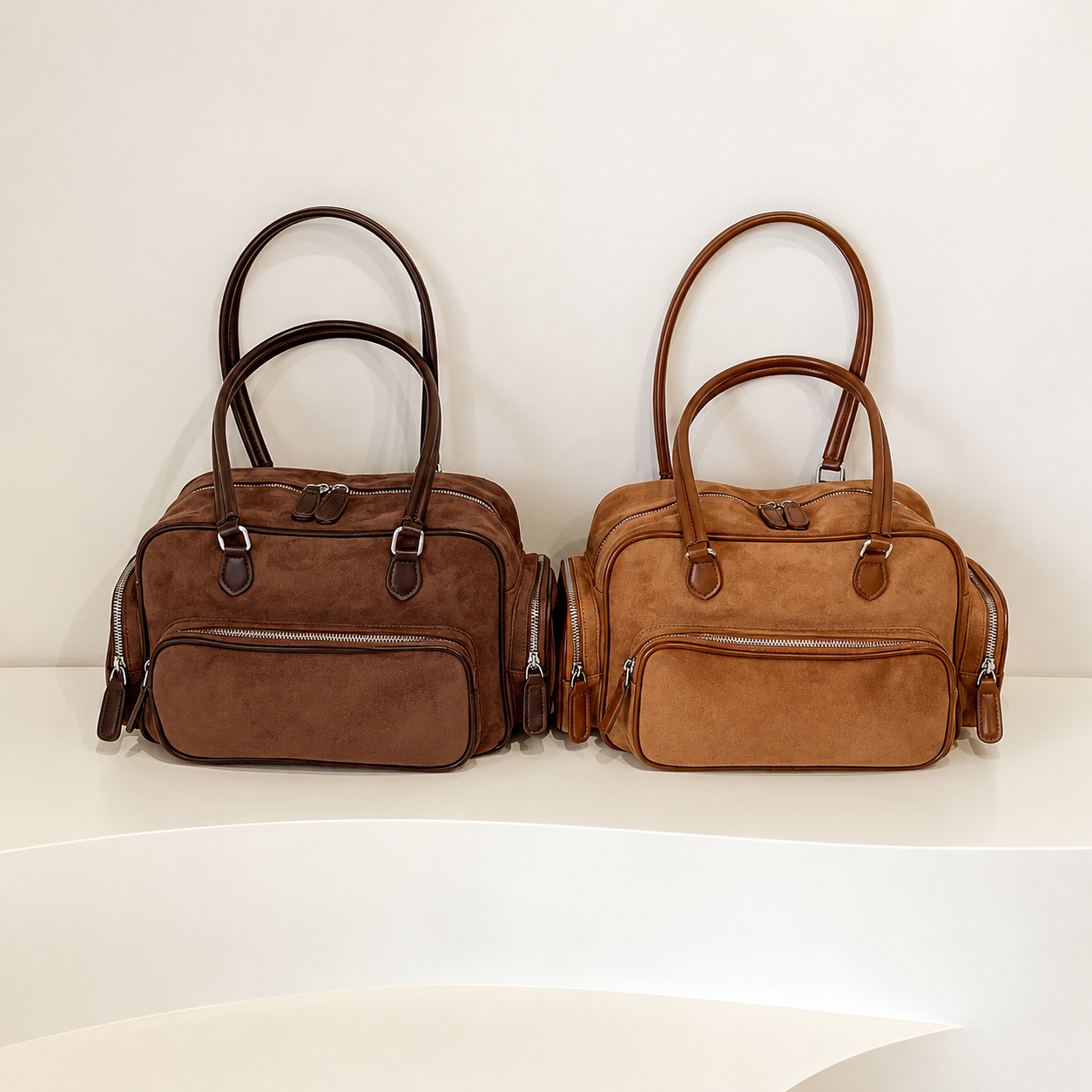 Nori Bowling Bag Tas Wanita Tas Handbag Tas Shoulder Bag Korean Style Tas Besar Tas Bahu Tas Cantik