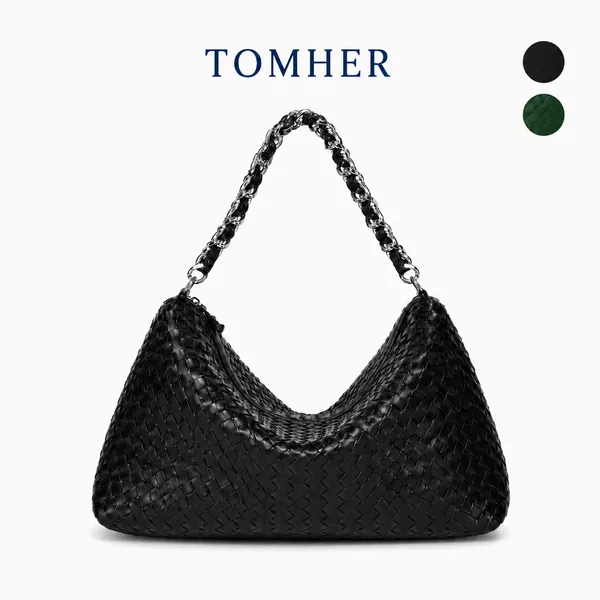 Bea Woven Hobo Bag Tas Wanita Shoulder Bag Tas Selempang Tas Anyam Woven Chain Bag
