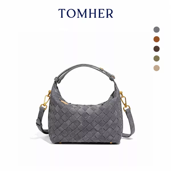 Grace Woven Mini Shoulder Bag - Tas Wanita Tas Selempang Tas Kerja Sling Bag