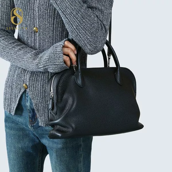 Sosialita Rowina Medium Satchel Genuine Leather Bag Tas Kulit Asli Tas Wanita Tas Handbag Tas Selempang