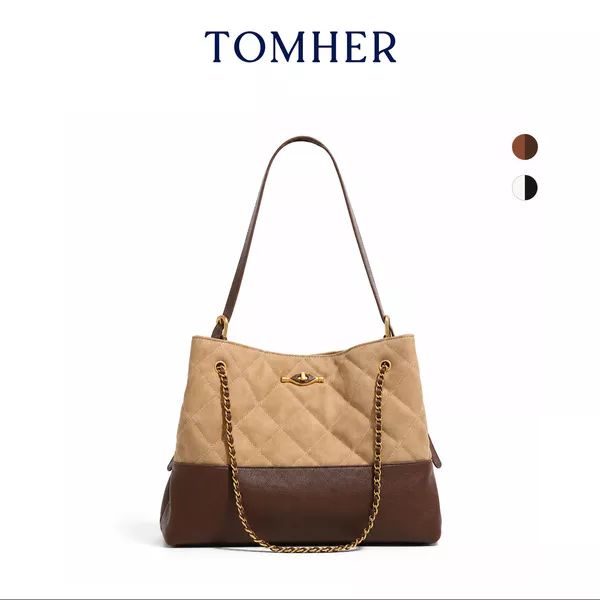 Chira Shoulder Tote Tas Wanita Tas Bahu Tas Quilted Tas Korea