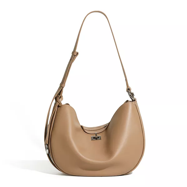 Mecca Crescent Bag Genuine Leather Tas Kulit Asli Tas Wanita Shoulder Bag