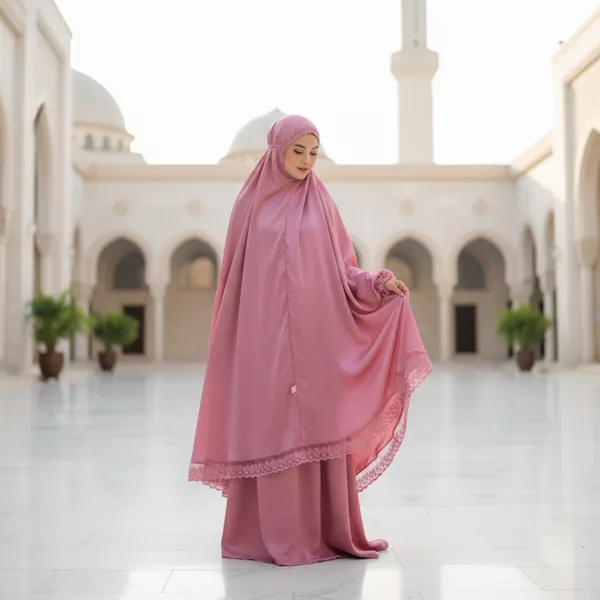 Mukena Premium Sosialita SAFIYA Santorini Reguler Size