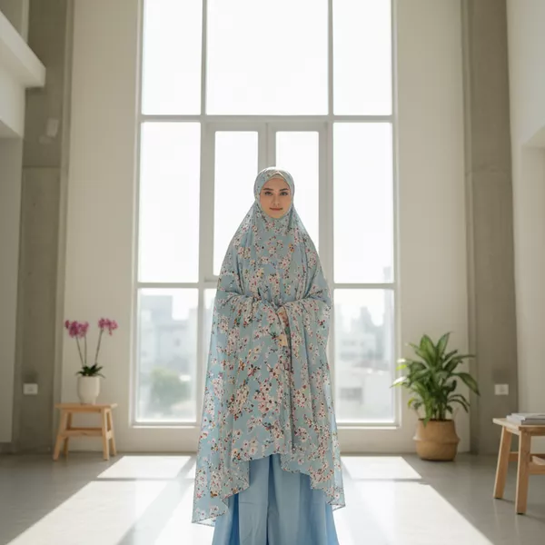 Mukena MARYAM Premium Sosialita Rayon Korea Jumbo Size