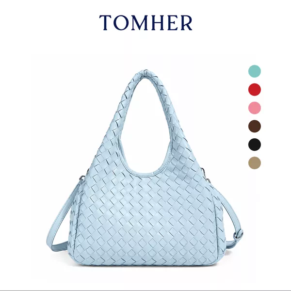 Rima Woven Satchel Tas Wanita Tas Cantik Top Handle Selempang
