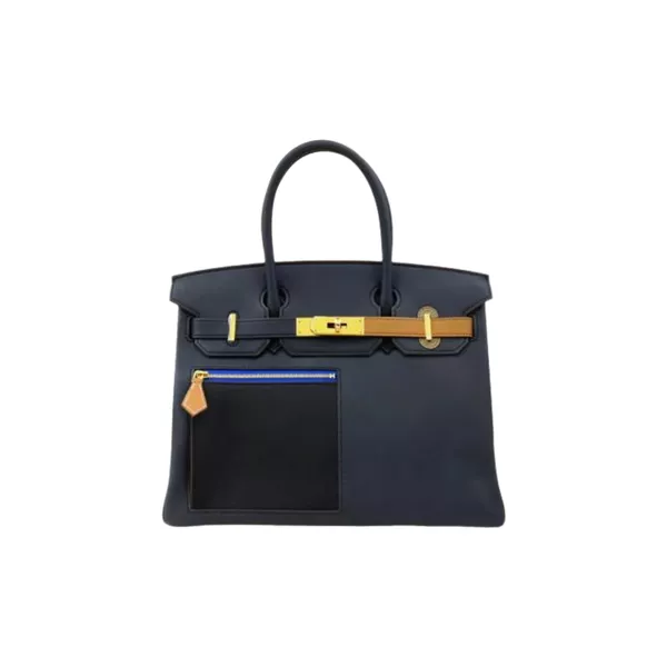 Sosialita Brezly 30 Platinum Pocket Handbag Genuine Leather Bag Tas Kulit Asli Tas Wanita Handbag