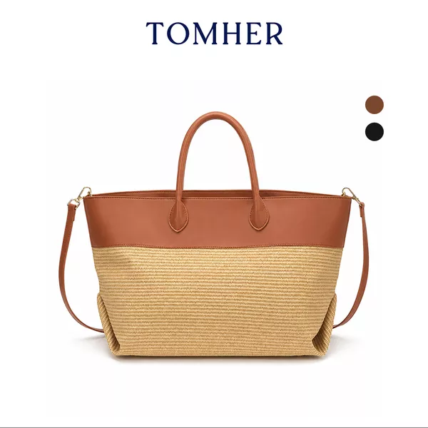Solea Straw Tote Bag Tas Wanita Tas Anyam Tas Trendy Cantik Selempang
