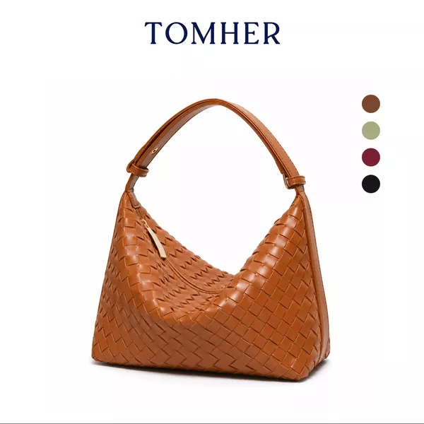 Gracia Woven Shoulder Bag Tas Wanita Tas Bahu Tas Anyam Cantik Trendy