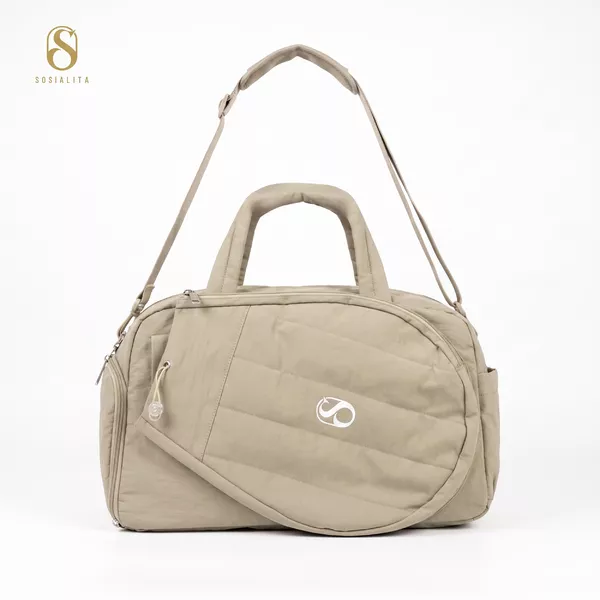 Sosialita Naumi Court Bag Tas Padel & Tennis Premium Tas Nilon Tas Wanita Tas Olahraga Tas Travel
