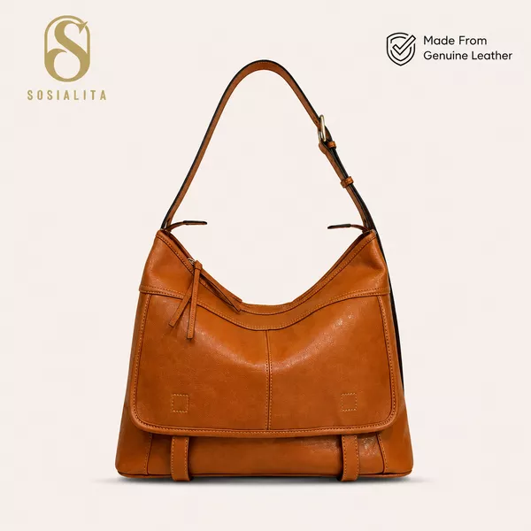 Sosialita Danica Sheepskin Genuine Leather Bag Tas Kulit Asli Tas Wanita Tas Hobo Tas Shoulder Bag