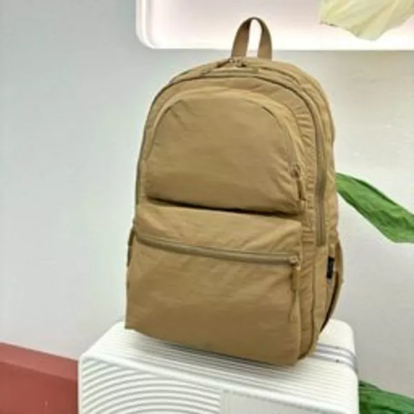 Harlene Multi Pocket Backpack Nylon Tas Ransel Wanita Tas Laptop Tas Travel Tas Nilon