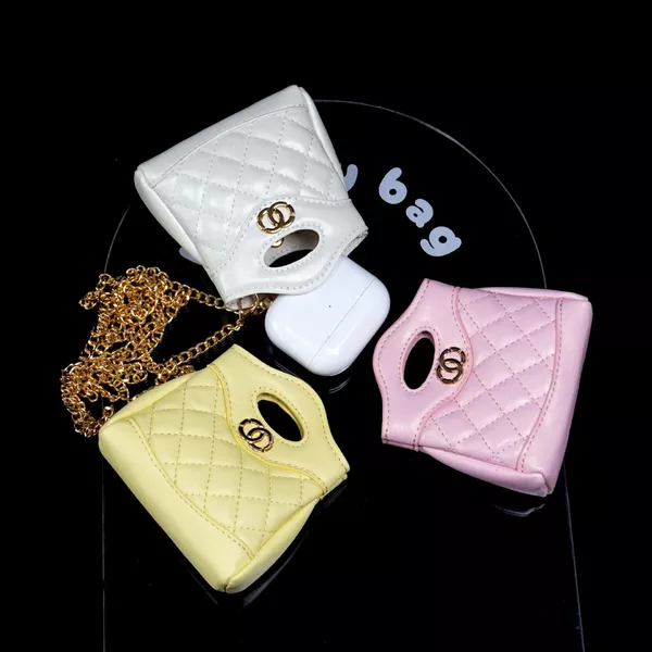 Sosialita Bagcharm Shiny Handbag Aksesoris Tas AirPods Tas Mini Tas Selempang Gantungan Tas