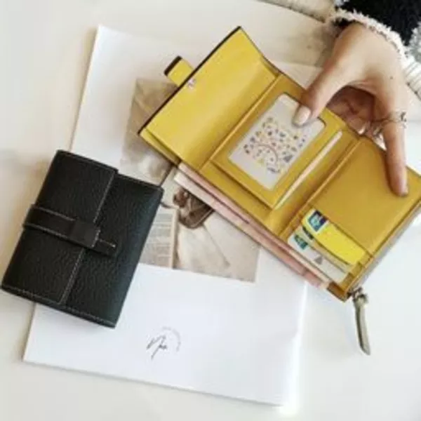 Sosialita Elery Mini Wallet Genuine Leather Wallet Dompet Kulit Asli Wanita Card Holder Dompet Kecil Dompet Lipat