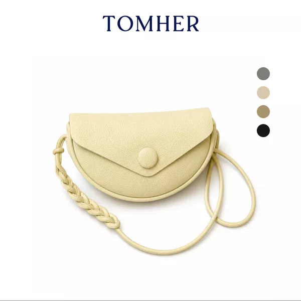 [TOMHER] - WENDY HALF MOON SLING BAG Tas Selempang Half-Moon Bag Tas Bahu Tas Kuliah Tas Kerja Wanita
